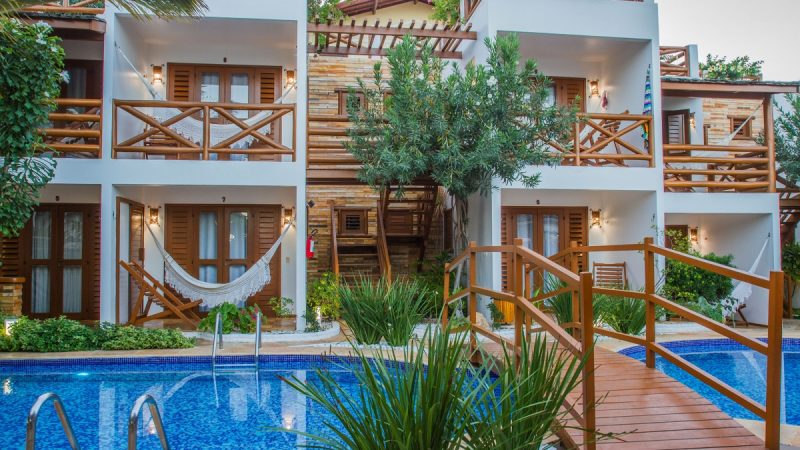 Viagem em família em Jericoacoara com conforto na Pousada Windjeri